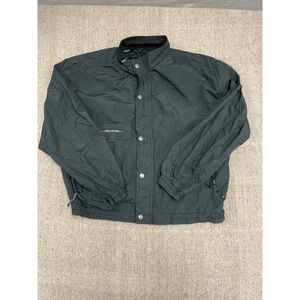 vintage Harley Davidson  Windbreaker Jacket‎ Mens Large Black 1990s